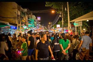今日头条清迈夜市图片,霓虹闪烁，美食云集，夜生活新体验